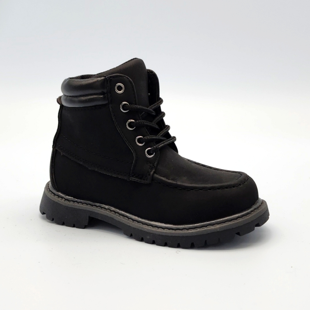 Boys Boots Kids Lace Up Ankle Boots Classic Combat Boots (Toddler/Little Ki